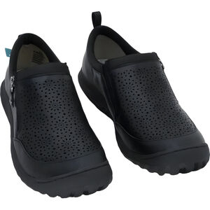 JBU Womens Avery Round Toe Slip On Flat Black Size 8.5M